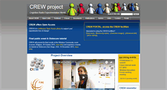 Desktop Screenshot of crew-project.eu